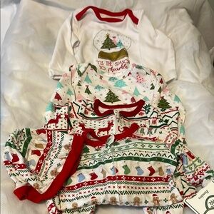Festive Holiday Pajama Set